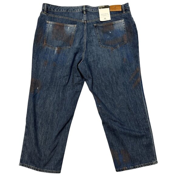 Lauren Ralph Lauren Womens Blue Denim Jeans High Rise Crop Atlas Wash 18W NWT - Picture 2 of 16